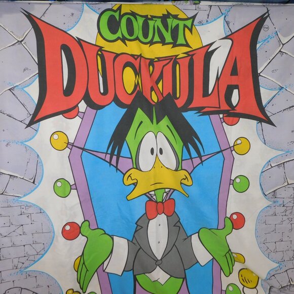 Vintage 1988 Count Duckula Twin Duvet Cover British Cartoon - Picture 2 of 8